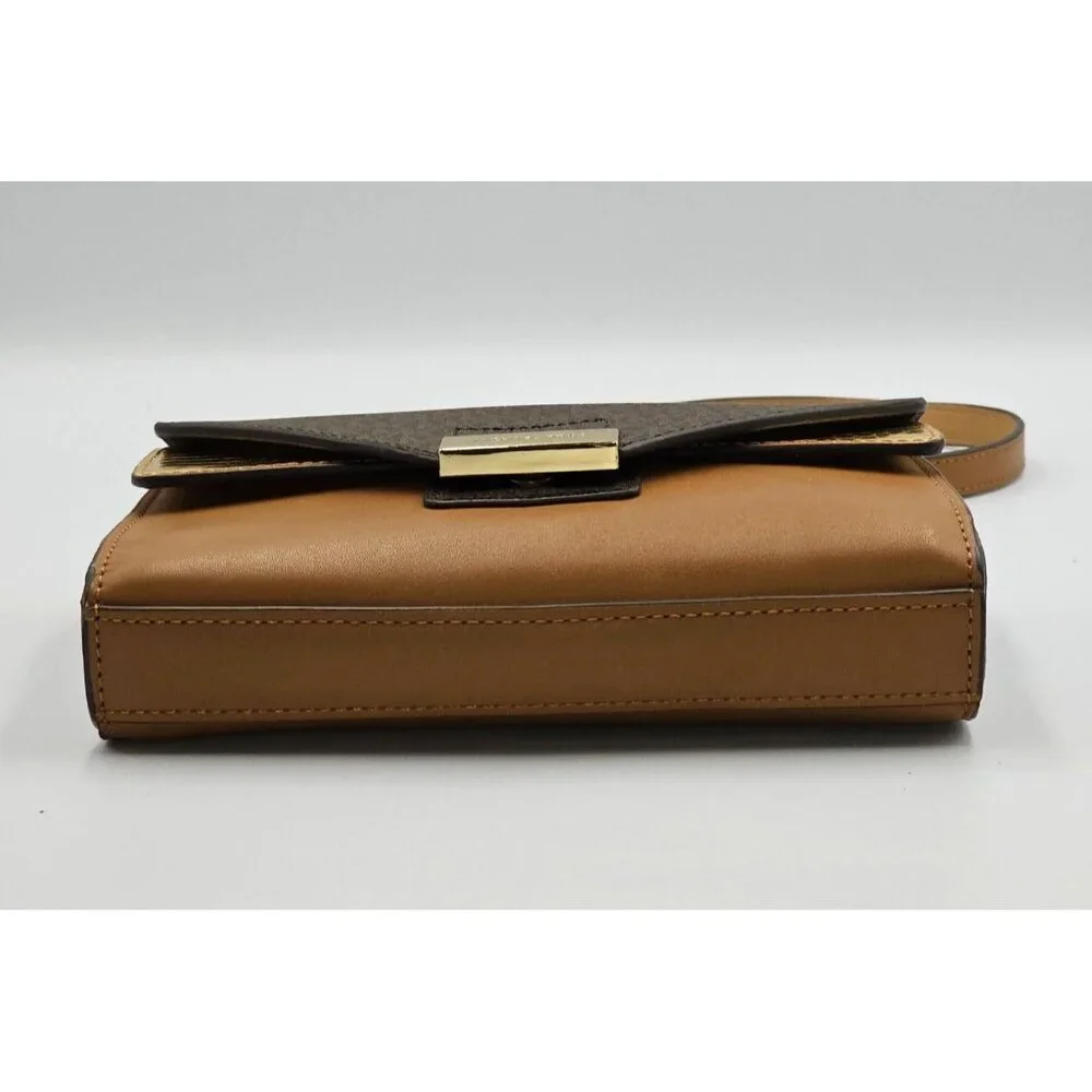 Michael Kors Women's Leather Signature Logo & Python-Embossed Fanny Pack 3041 - Picture 10 of 13